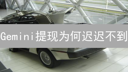 Gemini提现为何迟迟不到？速度慢是因为这些吗？